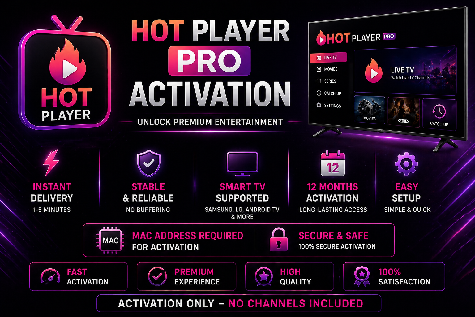 HOT Player Activation  — IPTV | AllinPro